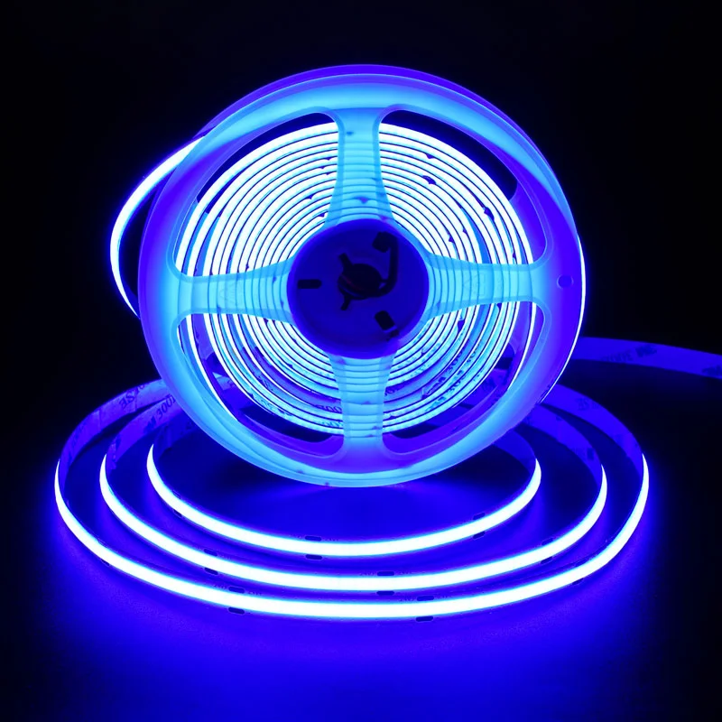 blue cob led strip lights