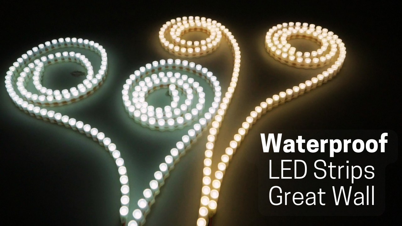 Greatwall dip led lighting sideview waterproof flexible strips